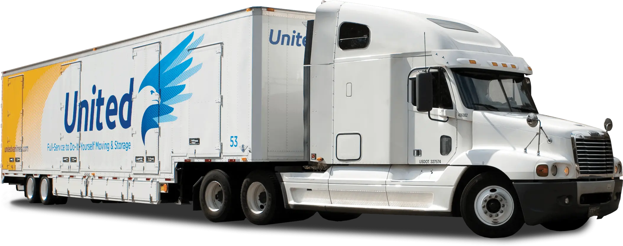 America's #1 Moving Company - Photo of a United Van Lines moving truck - United Van Lines